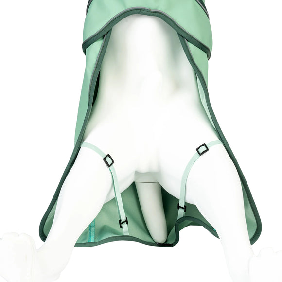 Max&Molly Matrix 2.0 Jade Dog Raincoat – Waterproof Mint Jacket, XL, Lightweight Design
