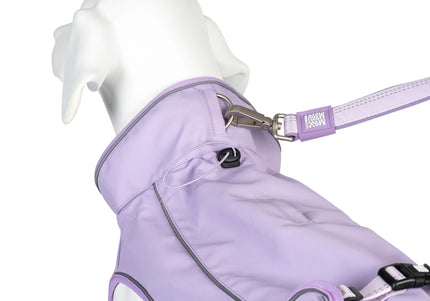 Max&Molly Matrix 2.0 Lavender Dog Raincoat – Lightweight Waterproof Jacket, Small Size