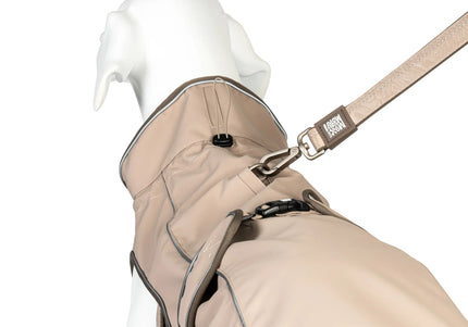 Max&Molly Matrix 2.0 Sand Dog Raincoat – Waterproof Jacket, XL, Lightweight Design