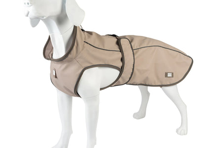 Max&Molly Matrix 2.0 Sand Dog Raincoat – Waterproof Jacket, XL, Lightweight Design
