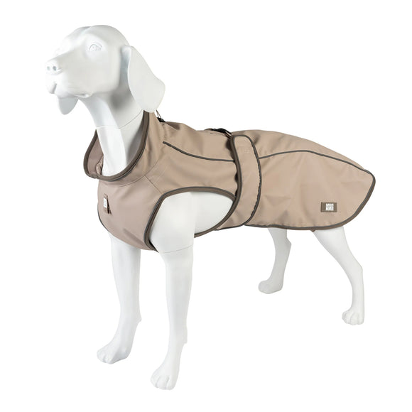 Max&Molly Matrix 2.0 Sand Dog Raincoat – Waterproof Jacket, XL, Lightweight Design