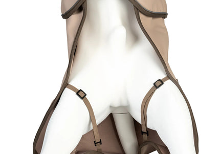 Max&Molly Matrix 2.0 Sand Dog Raincoat – Waterproof Jacket, XL, Lightweight Design