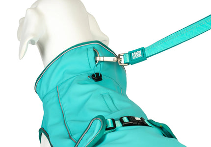 Max&Molly Matrix 2.0 Turquoise Dog Raincoat – Lightweight Waterproof Jacket, Small Size