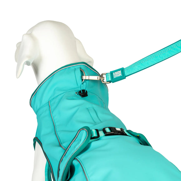 Max&Molly Matrix 2.0 Turquoise Dog Raincoat – Lightweight Waterproof Jacket, Small Size