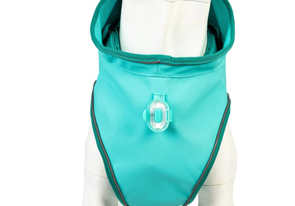 Max&Molly Matrix 2.0 Turquoise Dog Raincoat – Lightweight Waterproof Jacket, Small Size
