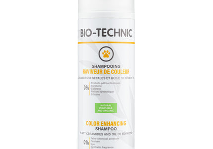 Diamex Bio-Technic Color Enhancing Shampoo – Concentrated 1:16 Formula, 200ml, Brightens Coat