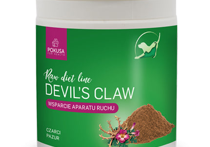 Pokusa RawDietLine Devil's Claw Powder 100g – Natural Anti-Inflammatory, Joint Support Supplement