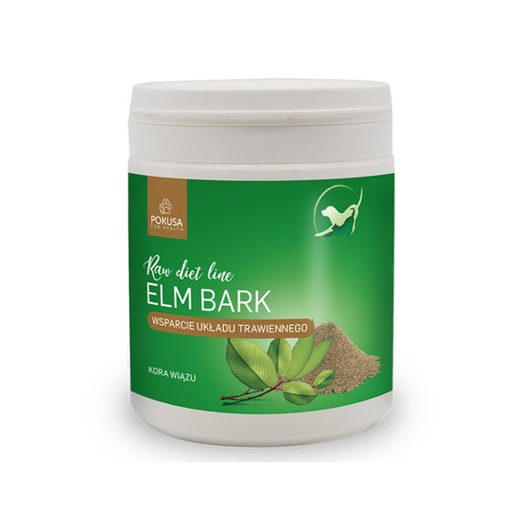 Pokusa RawDietLine Elm Bark Powder 100g – Natural Supplement, Gentle Digestive Support Formula