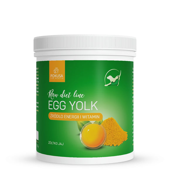 Pokusa RawDiet Egg Yolk Powder – Chicken, Nutrient-Rich Energy and Vitamin Supplement, 150g