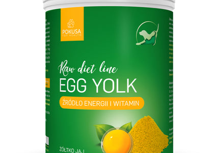 Pokusa RawDiet Egg Yolk Powder – Chicken Formula, Nutrient-Rich Energy Supplement, 800g