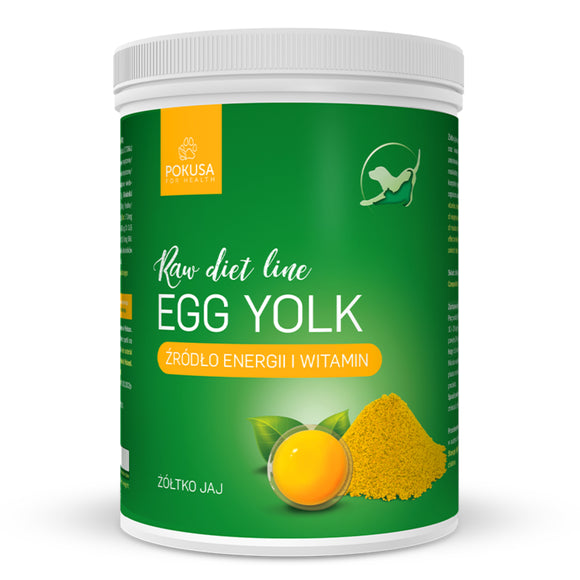 Pokusa RawDiet Egg Yolk Powder – Chicken Formula, Nutrient-Rich Energy Supplement, 800g