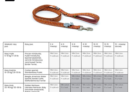 Hurtta Razzle-Dazzle Gripp Leash Blackberry – Soft-Grip 180cm Dog Leash, Comfortable and Durable