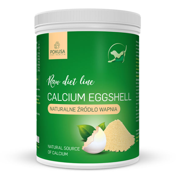 Pokusa RawDietLine Calcium Eggshell Supplement – Natural Bone and Teeth Strengthener, 1.5kg
