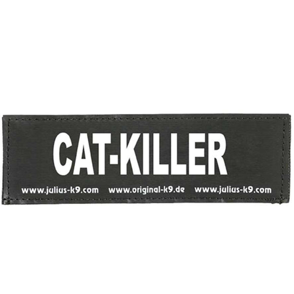 Julius K9 Cat Killer Patch Set – Velcro Attachment, Small Size, 2 Pieces