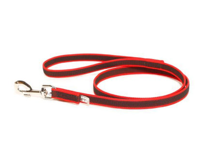 Julius K9 Color & Gray Supergrip Leash with Handle – Red, Anti-Slip, 300cm x 14mm, Durable Training Lead