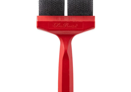 Les Poochs Red Mat Zapper 9cm – Original Flexible Dog Brush, Extra Hard Bristles for Mats