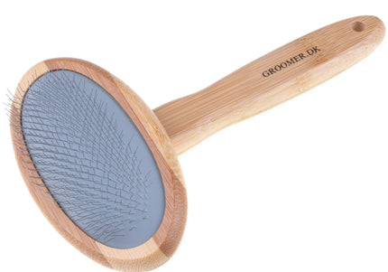 Groomer.dk Brush Volumizer – Medium Poodle Slicker Brush, Lightweight Ergonomic Design