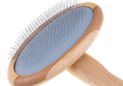 Groomer.dk Brush Volumizer – Medium Poodle Slicker Brush, Lightweight Ergonomic Design