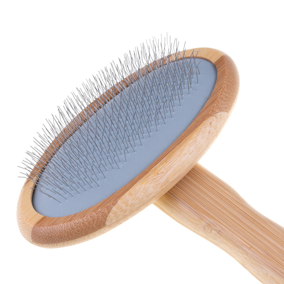 Groomer.dk Brush Volumizer – Medium Poodle Slicker Brush, Lightweight Ergonomic Design