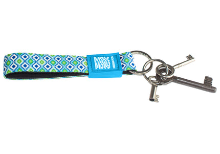 Max&Molly Retro Blue Key Chain – Stylish Durable Accessory with Classic Design