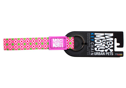 Max&Molly Retro Pink Key Chain – Stylish Durable Accessory with Secure Clasp