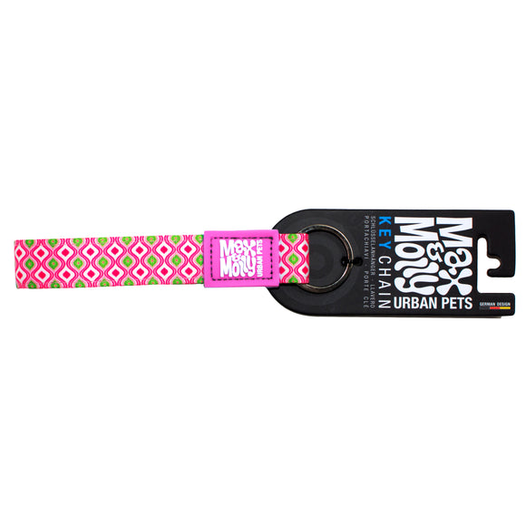 Max&Molly Retro Pink Key Chain – Stylish Durable Accessory with Secure Clasp