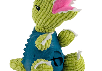 Dashi Rexi Dino Toy – Green Dinosaur-Shaped Treat Slot Toy, Durable Chew Design