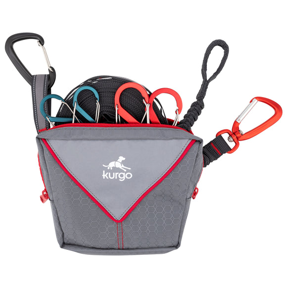 Kurgo Ridgeline Tie-Out 9m – Flexible Dog Zipline, Durable Camping Rope, Tree-to-Tree Setup