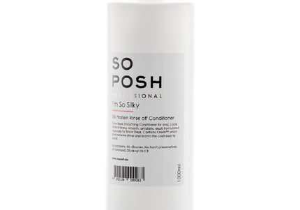 So Posh I'm So Silky Conditioner – Concentrated 1L Formula, Enhances Shine and Smoothness for Long Show Coats
