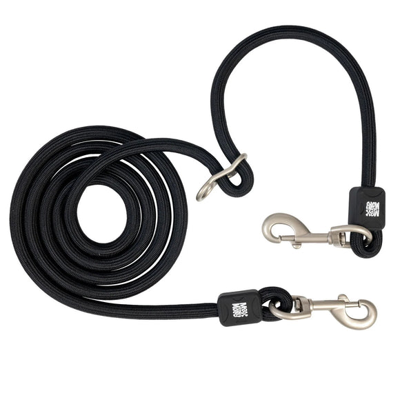 Max&Molly Matrix 2.0 Rope Leash – 200cm Detachable Black Lead, Small Size, Durable Design