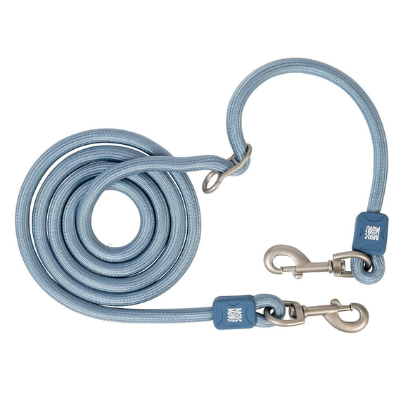 Max&Molly Matrix 2.0 Rope Leash 200cm Ocean Blue – Detachable, Durable Design, Size M