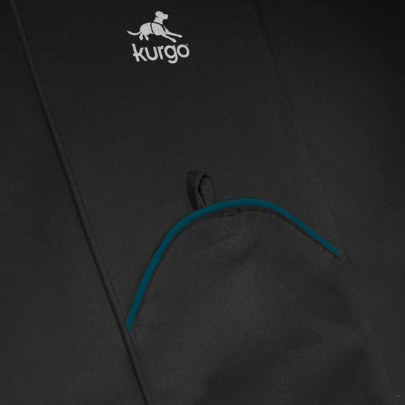 Kurgo Rover Bench Seat Cover Black – Waterproof Quilted Car Protector, Durable and Easy-Clean Design