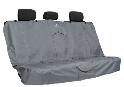 Kurgo Rover Bench Seat Cover Black – Waterproof Quilted Car Protector, Durable and Easy-Clean Design