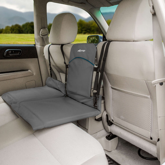 Kurgo Backseat Bridge Car Mat – Double-Sided Seat Extender, Durable Travel Solution