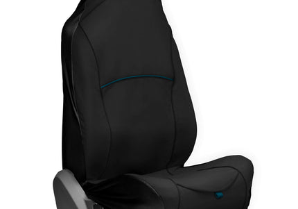 Kurgo Rover Bucket Seat Cover – Waterproof Black Front Car Protector, Durable Design