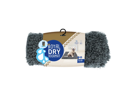 Royal Dry Microfiber Pet Bed – Comfortable Large Doormat Style with Soft Cushioning