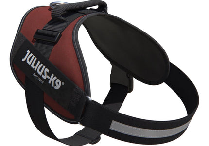 Julius-K9 IDC Powerharness Bordeaux-Brown – Premium Adjustable Dog Harness, Burgundy, Size 3