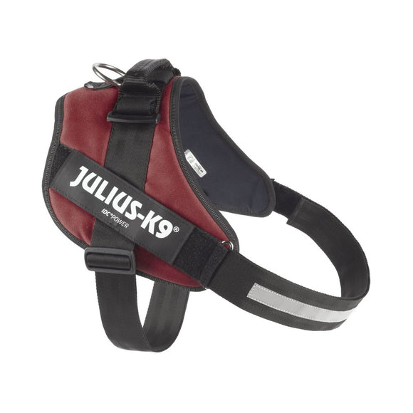Julius-K9 IDC Powerharness Bordeaux-Brown – Premium Adjustable Dog Harness, Burgundy, Size 3