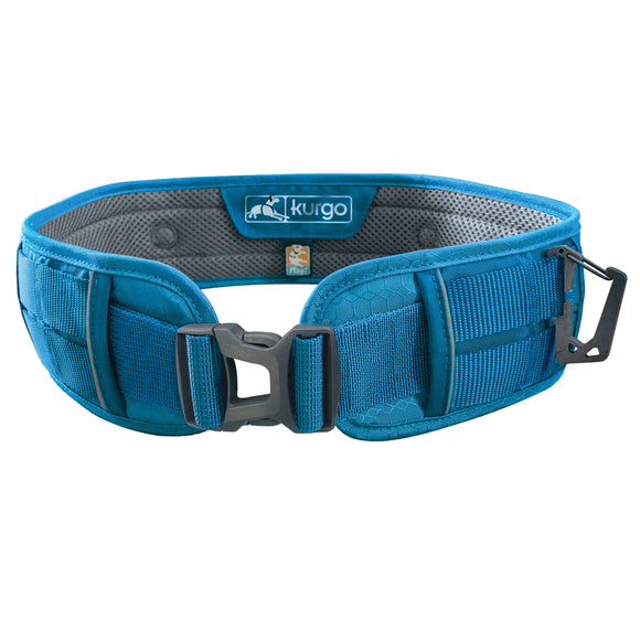 Kurgo RSG Active Belt – Adjustable Running Waist Belt, Lightweight Design, Blue