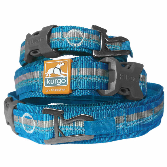 Kurgo RSG Adjustable Collar – Durable Dog Neckband with Built-In Bottle Opener, Size S