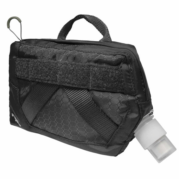 Kurgo RSG Hydration Flask 354ml – BPA-Free Water Bottle Bag, Leakproof Black Design