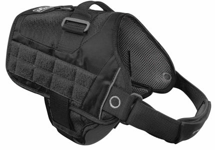 Kurgo RSG Townie Harness Black – Durable Tactical Design, Medium Size Adjustable Fit