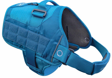 Kurgo RSG Townie Harness Blue – Durable Tactical Dog Harness with Adjustable Fit, Large Size