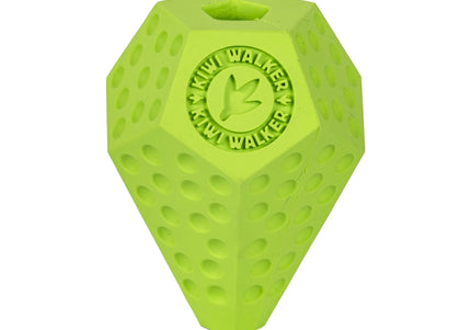 Kiwi Walker Let's Play Diaball – Blue Geometric Treat Dispensing Toy, Medium Size, Durable Design