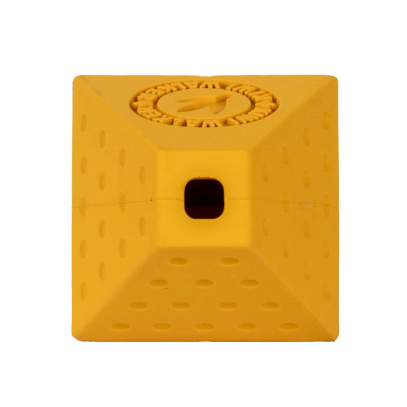 Kiwi Walker Let's Play Octaball Mini – Geometric Treat Dispensing Toy, Blue, Durable Design