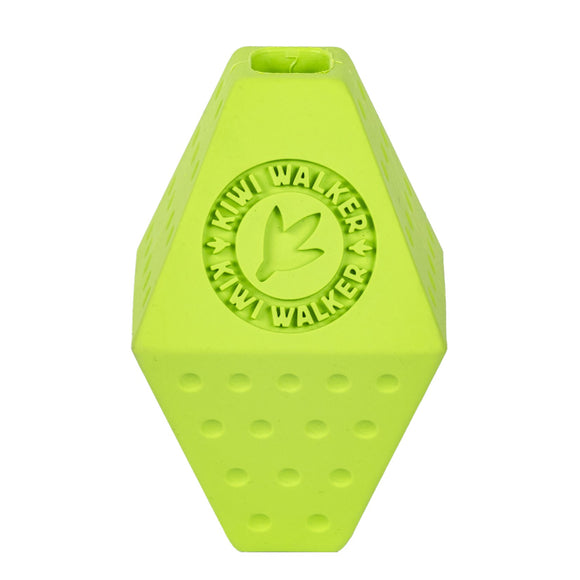 Kiwi Walker Let's Play Octaball Mini – Geometric Treat Dispensing Toy, Blue, Durable Design