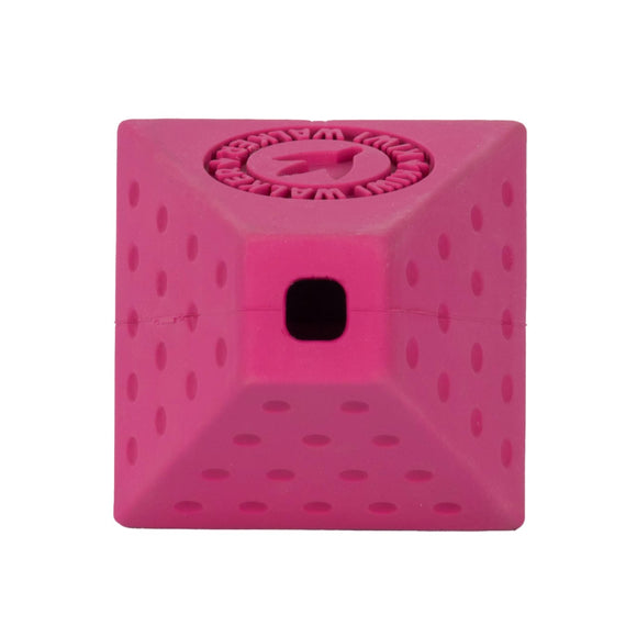 Kiwi Walker Let's Play Octaball Mini – Geometric Treat Dispensing Toy, Blue, Durable Design