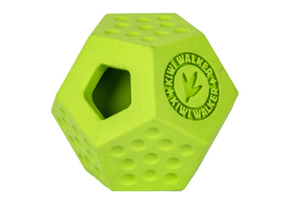 Kiwi Walker Let’s Play Dodecaball Mini – Geometric Treat Dispensing Toy, Blue, Compact Size