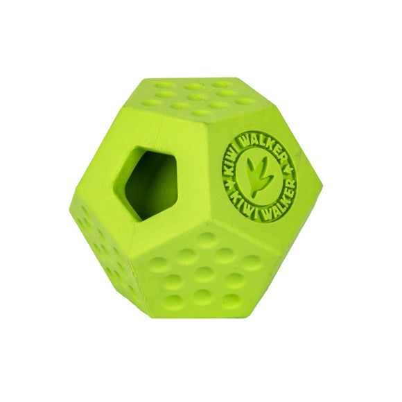 Kiwi Walker Let’s Play Dodecaball Mini – Geometric Treat Dispensing Toy, Blue, Compact Size