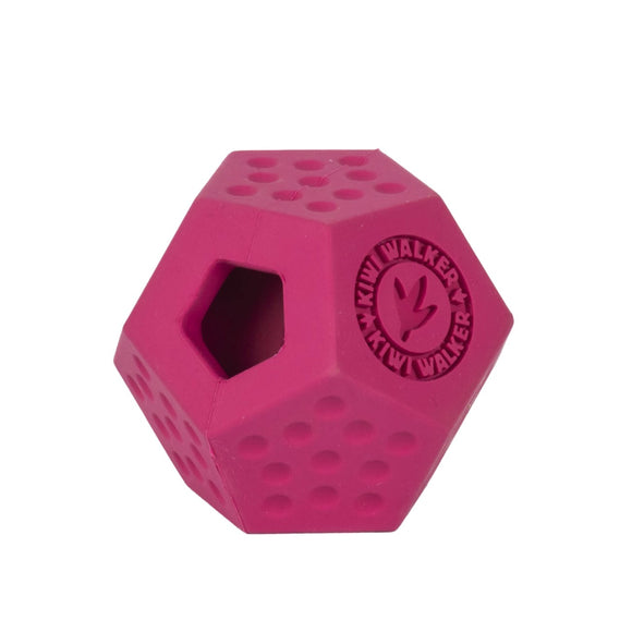 Kiwi Walker Let’s Play Dodecaball Mini – Geometric Treat Dispensing Toy, Blue, Compact Size